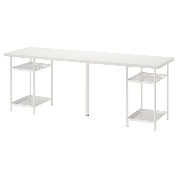 IKEA LAGKAPTEN / SPÄND desk, 78 3/4x23 5/8 in White, Ikea Ireland | 3194RKJIE