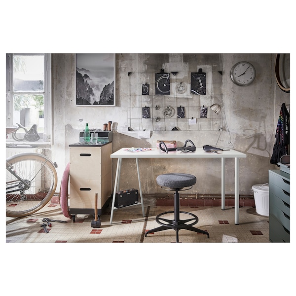 IKEA LAGKAPTEN / TILLSLAG desk, 55 1/8x23 5/8 in White, Ikea Ireland | 3127YZQBO