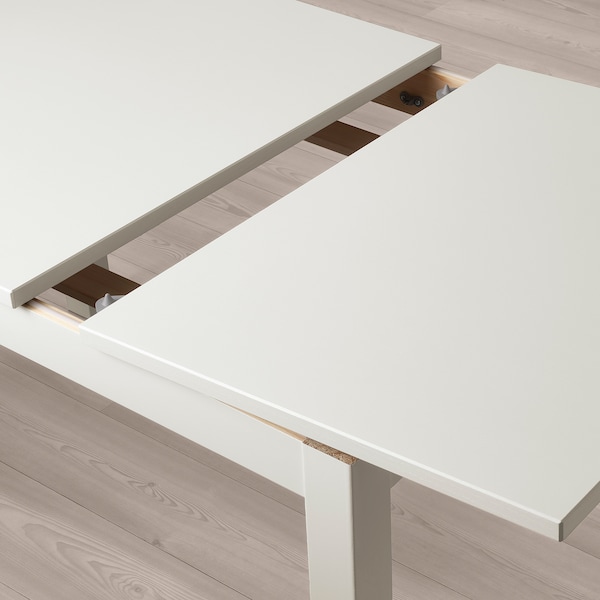 IKEA LANEBERG extendable table, white, 51 1/8/74 3/4x31 1/2 in, Ikea Ireland | 9437KLJRC