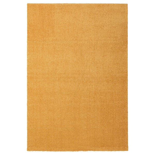 IKEA LANGSTED Rug, low pile, 4 \' 4 inx6 \' 5 in Yellow, Ikea Ireland | 5469WDNPX