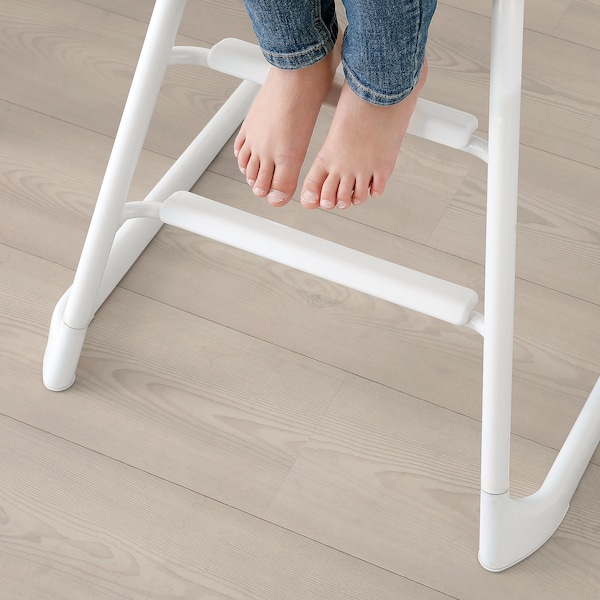 IKEA LANGUR high chair with tray, white, Ikea Ireland | 2748ZOHKI
