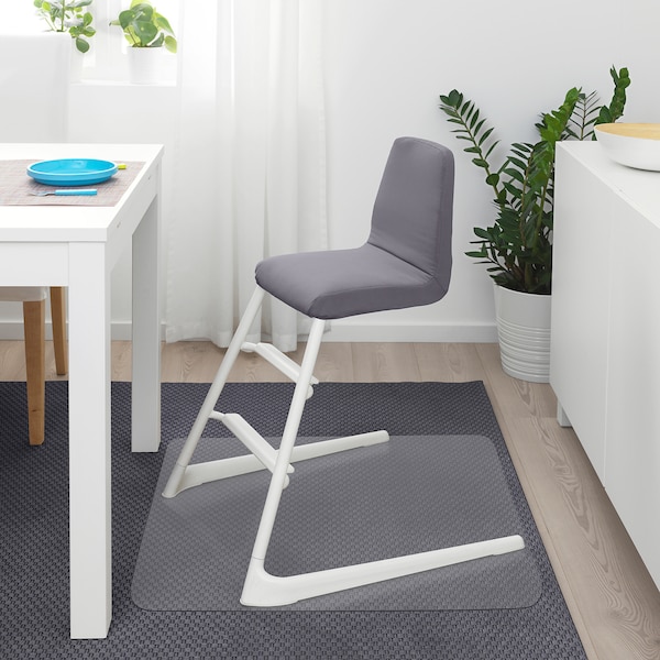 IKEA LANGUR padded seat cover for junior chair, gray, Ikea Ireland | 6170RFBQI