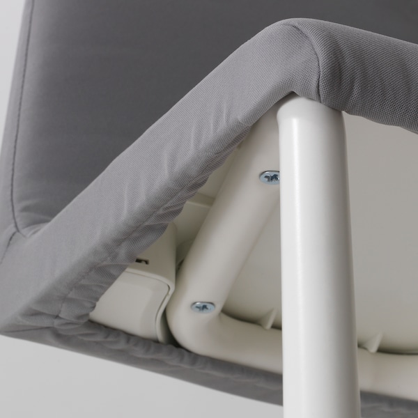 IKEA LANGUR padded seat cover for junior chair, gray, Ikea Ireland | 6170RFBQI