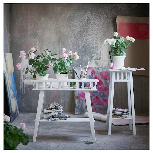 IKEA LANTLIV plant stand, white, 26 ¾ in, Ikea Ireland | 9523XIWDV