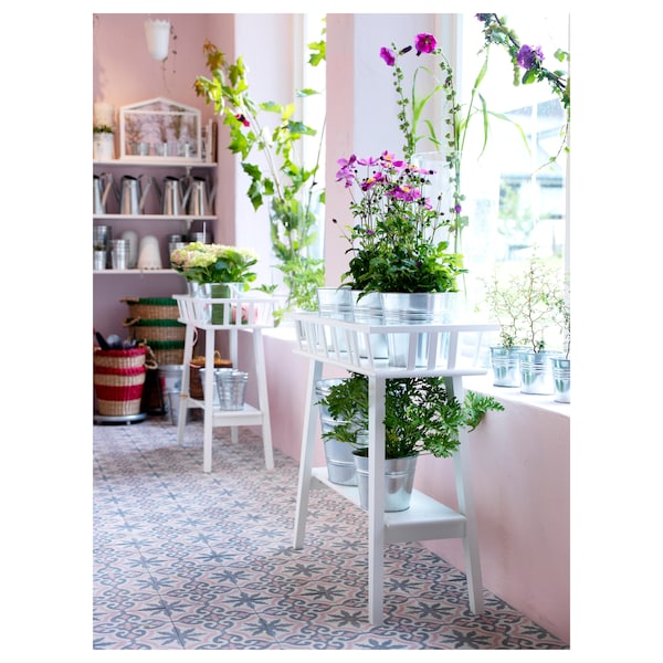 IKEA LANTLIV plant stand, white, 26 ¾ in, Ikea Ireland | 9523XIWDV