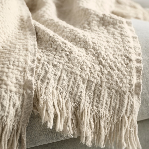 IKEA LAPPTÅG throw, 51x67 in Beige, Ikea Ireland | 8642BTDQA