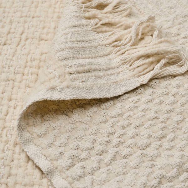 IKEA LAPPTÅG throw, 51x67 in Beige, Ikea Ireland | 8642BTDQA