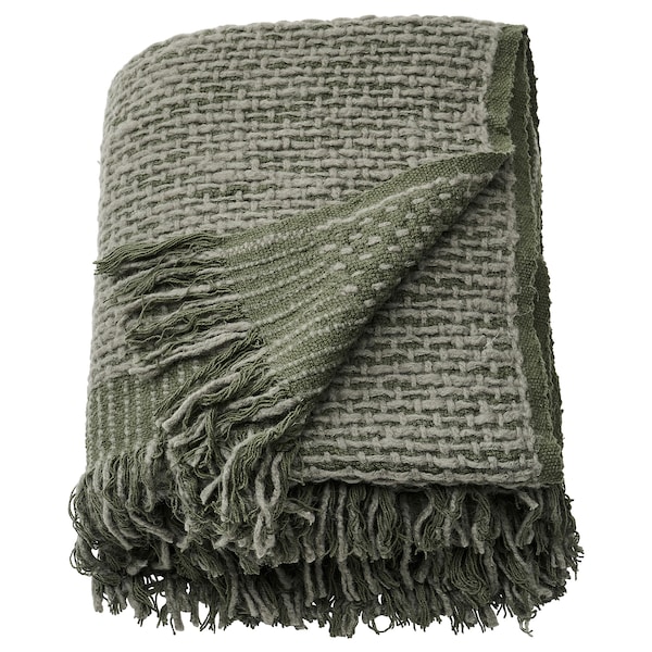 IKEA LAPPTÅG throw, 51x67 in Green, Ikea Ireland | 2690HSAZL