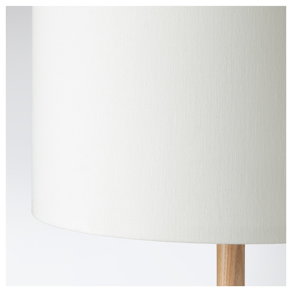 IKEA LAUTERS floor lamp, ash/white Ash / White, Ikea Ireland | 1687EWJPO