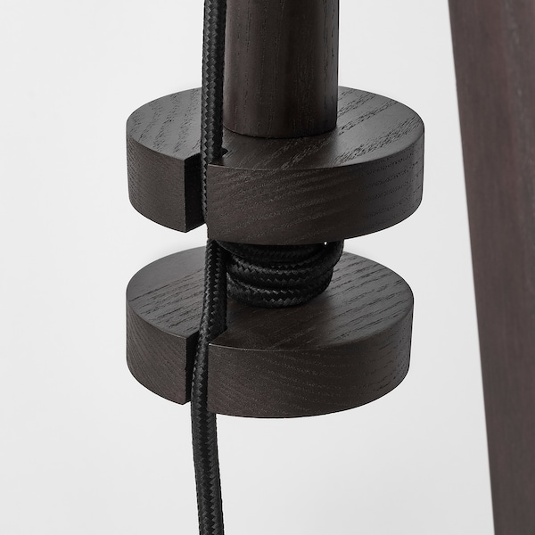 IKEA LAUTERS floor lamp, brown ash White, Ikea Ireland | 4705LHFUV