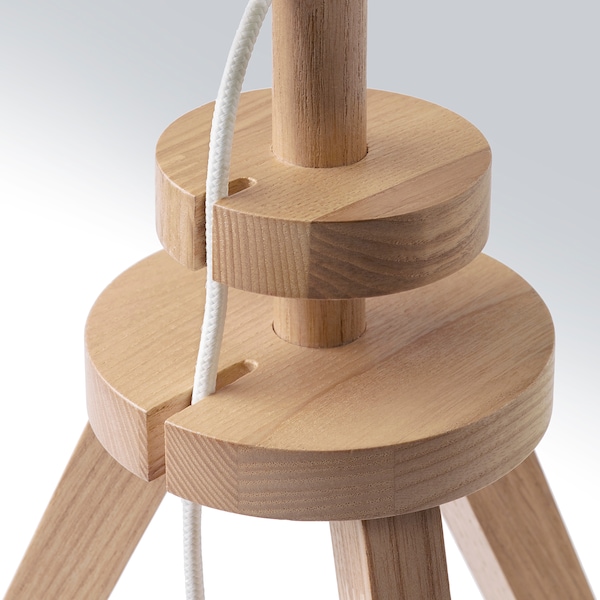 IKEA LAUTERS table lamp, ash/white Ash / White, Ikea Ireland | 9507VLKXJ