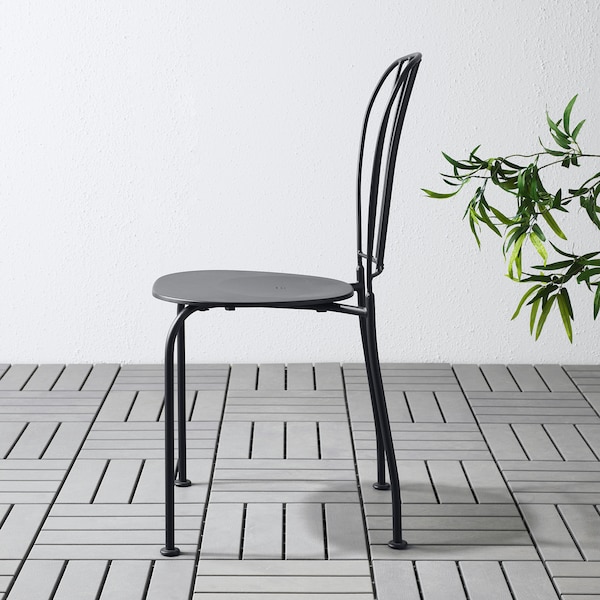 IKEA LÄCKÖ Chair, outdoor, gray, Ikea Ireland | 0725OJDQG