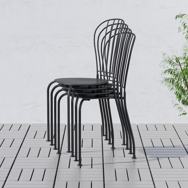 IKEA LÄCKÖ Chair, outdoor, gray, Ikea Ireland | 0725OJDQG