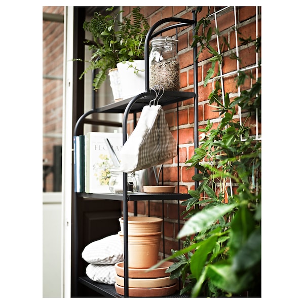 IKEA LÄCKÖ Shelving unit, outdoor, gray, Ikea Ireland | 0592WSGRQ