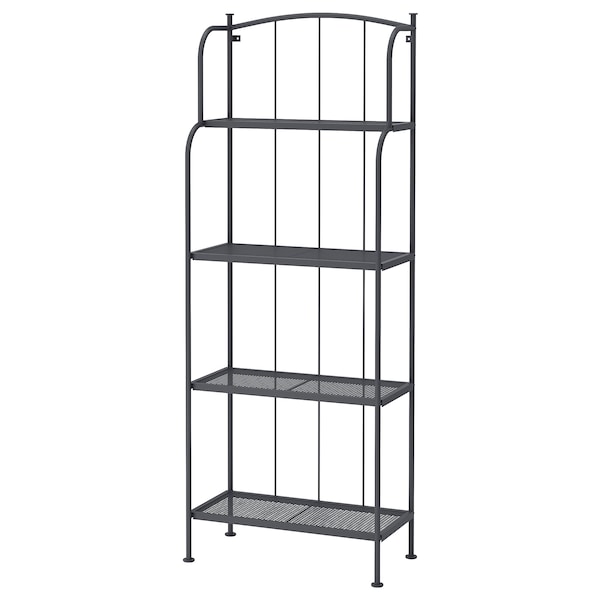 IKEA LÄCKÖ Shelving unit, outdoor, gray, Ikea Ireland | 0592WSGRQ