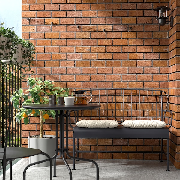 IKEA LÄCKÖ loveseat, outdoor, gray, Ikea Ireland | 5309AVGNY