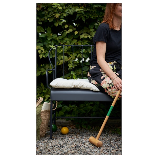 IKEA LÄCKÖ loveseat, outdoor, gray, Ikea Ireland | 5309AVGNY