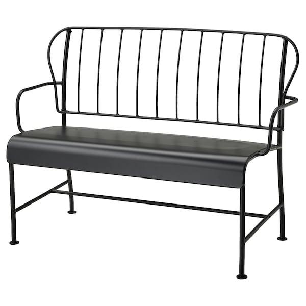 IKEA LÄCKÖ loveseat, outdoor, gray, Ikea Ireland | 5309AVGNY