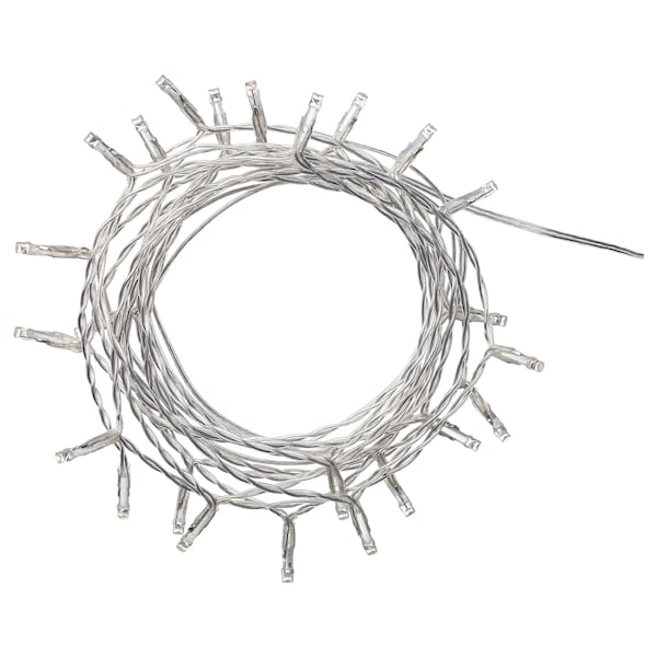 IKEA LEDFYR LED string light with 24 lights Indoor Silver Color, Ikea Ireland | 7150TOFHM