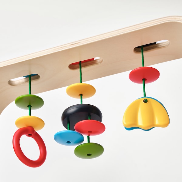 IKEA LEKA baby gym, birch/multicolor, Ikea Ireland | 2910VSZYI