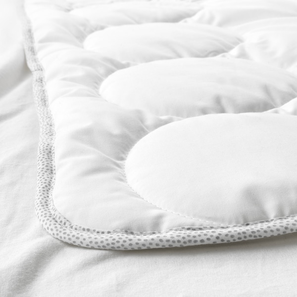 IKEA LENAST Crib comforter, gray, 43x49 in White, Ikea Ireland | 6138OWXAJ