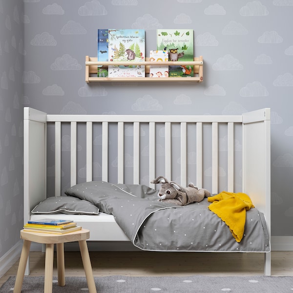 IKEA LENAST duvet cover 1 pillowcase f crib, dot pattern, 43x49/14x22 in Dot Pattern, Ikea Ireland | 6598PJBVW