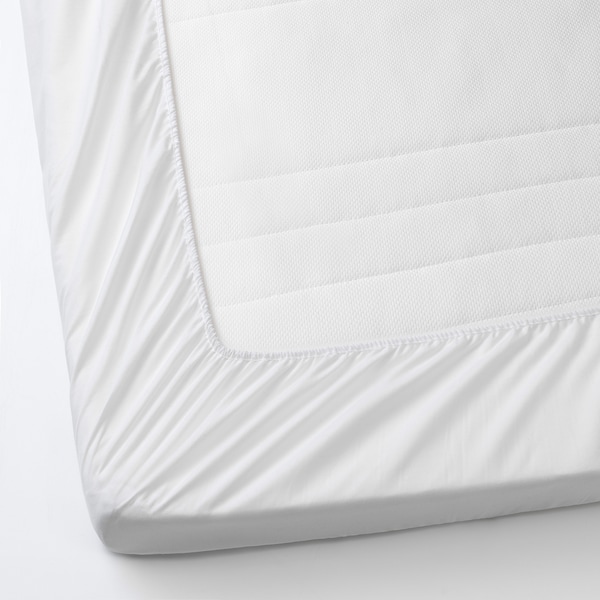 IKEA LENAST mattress protector, 27 1/2x52 in White, Ikea Ireland | 1092QNEJV