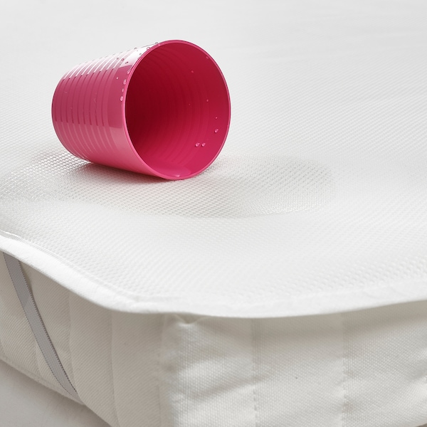 IKEA LENAST waterproof mattress protector, 28x63 in White, Ikea Ireland | 2639FGNEO