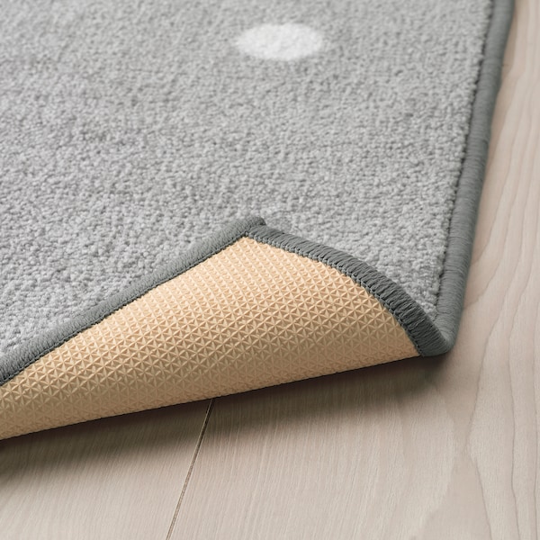 IKEA LEN rug, dotted/gray, 4'4 inx5'3 in, Ikea Ireland | 5794RSEGC