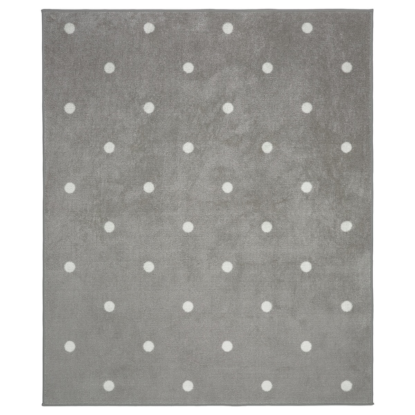 IKEA LEN rug, dotted/gray, 4\'4 inx5\'3 in, Ikea Ireland | 5794RSEGC