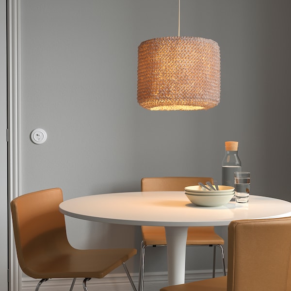 IKEA LERGRYN / HEMMA pendant lamp, beige/white, Ikea Ireland | 8432YUXDS