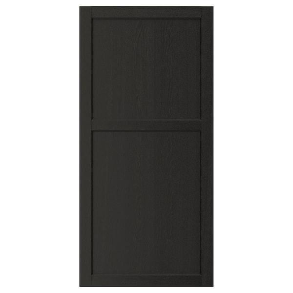 IKEA LERHYTTAN Door, 24x50 in Black Stained, Ikea Ireland | 3249VKUXO
