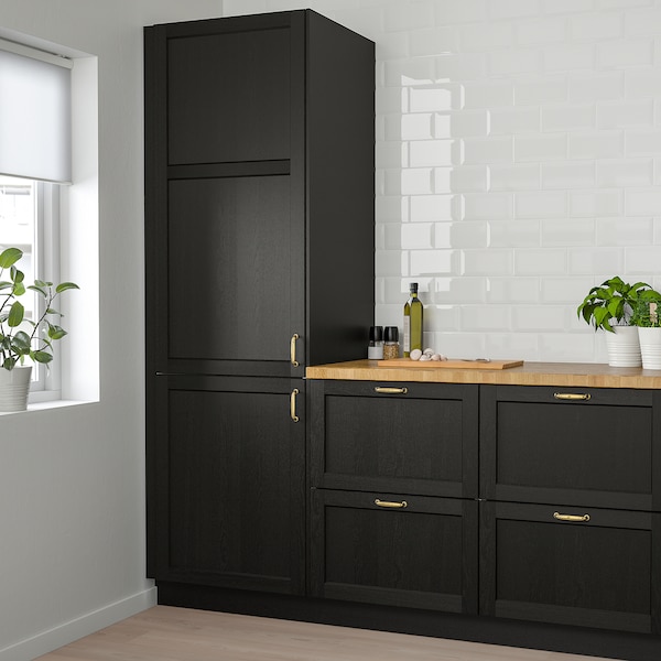 IKEA LERHYTTAN door, 12x40 in Black Stained, Ikea Ireland | 7925ONWGX