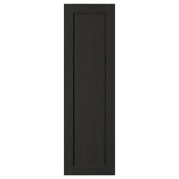 IKEA LERHYTTAN door, 12x40 in Black Stained, Ikea Ireland | 7925ONWGX