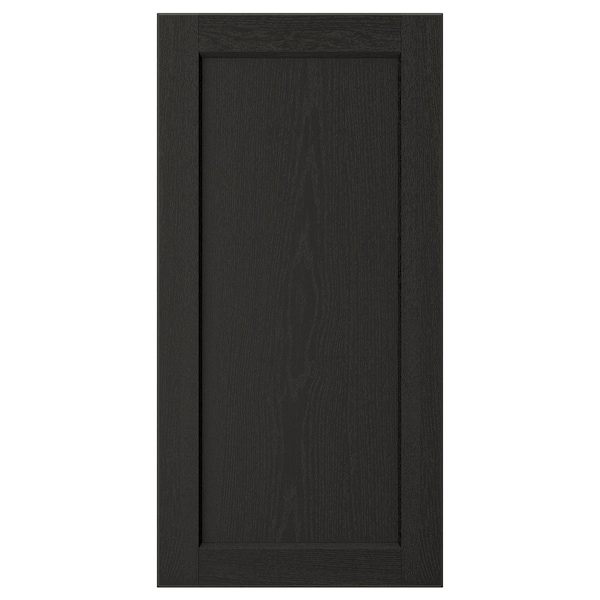 IKEA LERHYTTAN door, 15x30 in Black Stained, Ikea Ireland | 8495FPGJZ