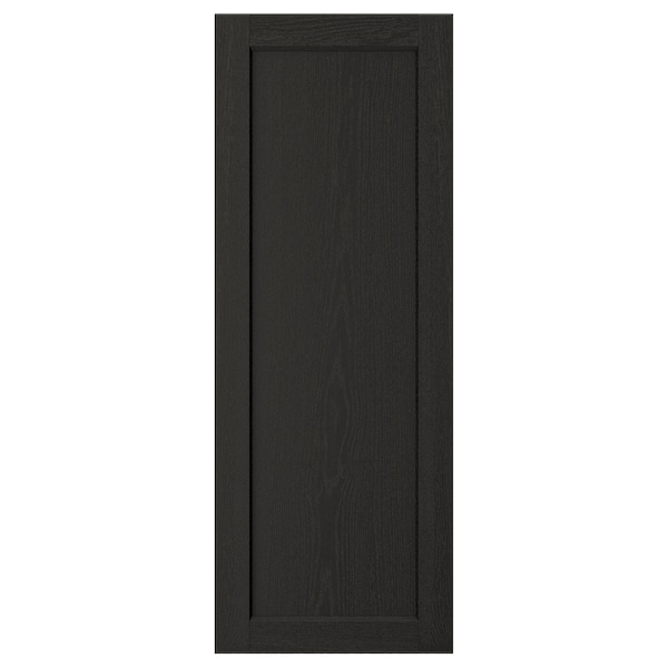 IKEA LERHYTTAN door, 15x40 in Black Stained, Ikea Ireland | 3129FJKWM