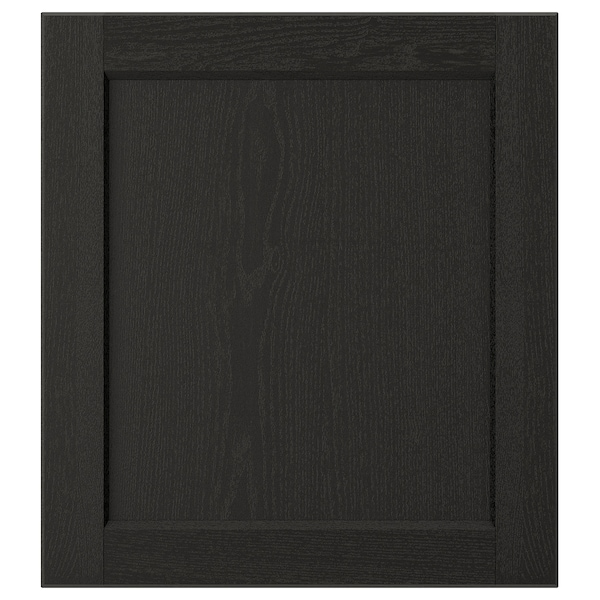 IKEA LERHYTTAN door, 18x20 in Black Stained, Ikea Ireland | 4058XCYIN