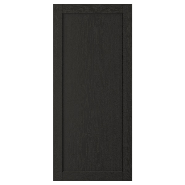 IKEA LERHYTTAN door, 18x40 in Black Stained, Ikea Ireland | 4569CMRGT