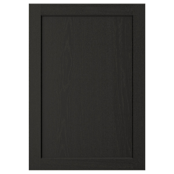 IKEA LERHYTTAN door, 21x30 in Black Stained, Ikea Ireland | 1092MRNDU