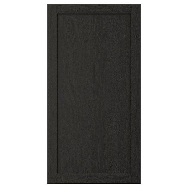 IKEA LERHYTTAN door, 21x40 in Black Stained, Ikea Ireland | 1354ORVLU