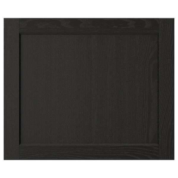 IKEA LERHYTTAN door, 24x20 in Black Stained, Ikea Ireland | 1307PYFQV