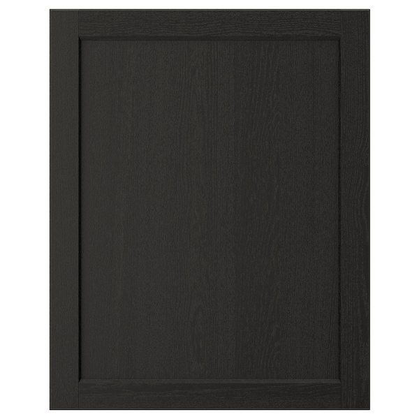 IKEA LERHYTTAN door, 24x30 in Black Stained, Ikea Ireland | 2796CXZQN