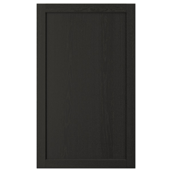 IKEA LERHYTTAN door, 24x40 in Black Stained, Ikea Ireland | 4982XMRQV