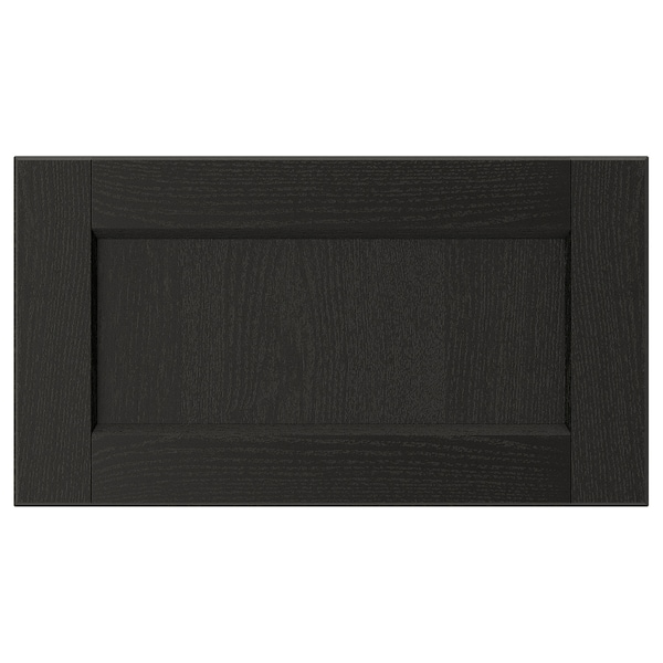 IKEA LERHYTTAN drawer front, 18x10 in Black Stained, Ikea Ireland | 3471TIBKF