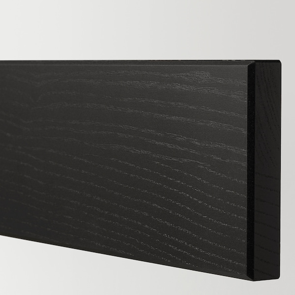 IKEA LERHYTTAN drawer front, 24x5 in Black Stained, Ikea Ireland | 7350DMTAW
