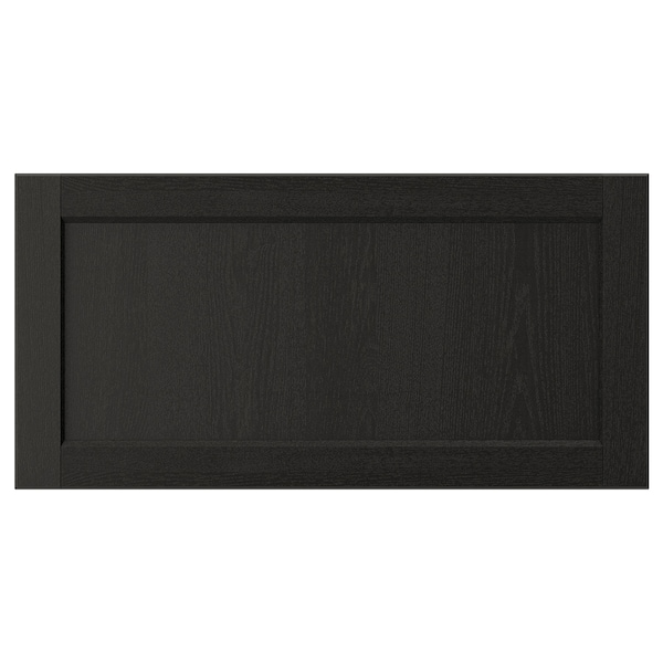 IKEA LERHYTTAN drawer front, 30x15 in Black Stained, Ikea Ireland | 2805HYQJV