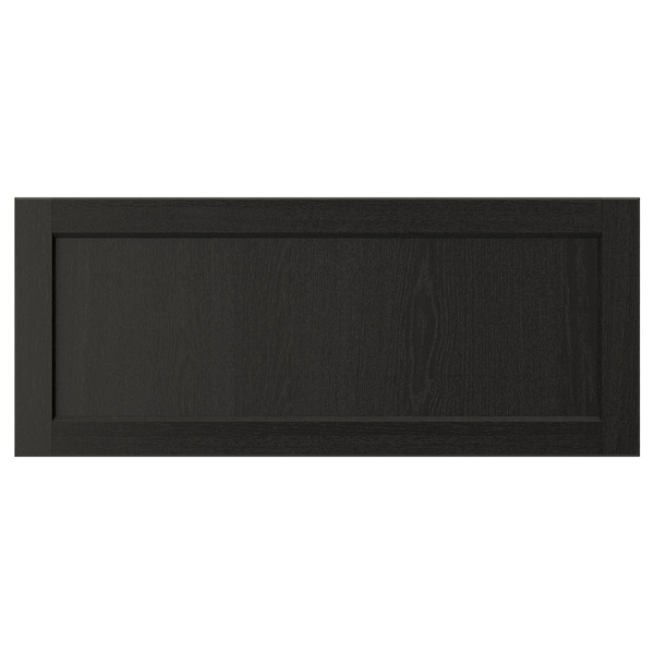 IKEA LERHYTTAN drawer front, 36x15 in Black Stained, Ikea Ireland | 6372KRNQD