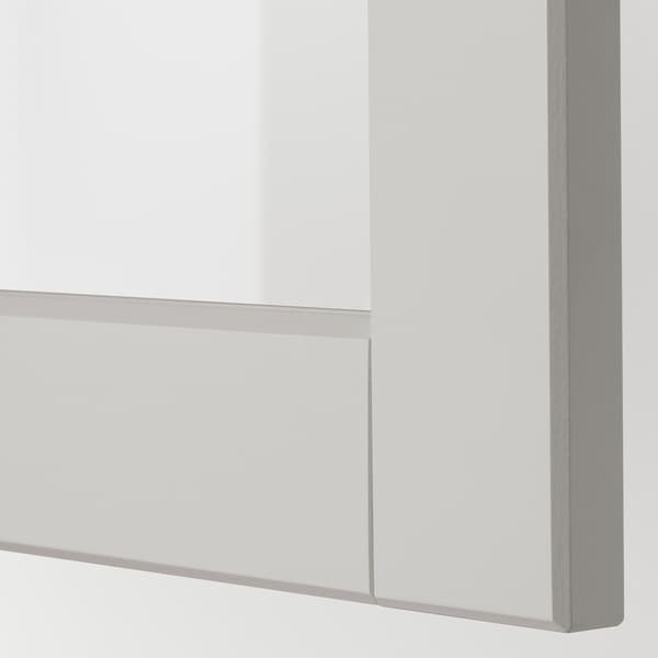 IKEA LERHYTTAN glass door, 15x40 in Light Gray, Ikea Ireland | 1640JOPIR