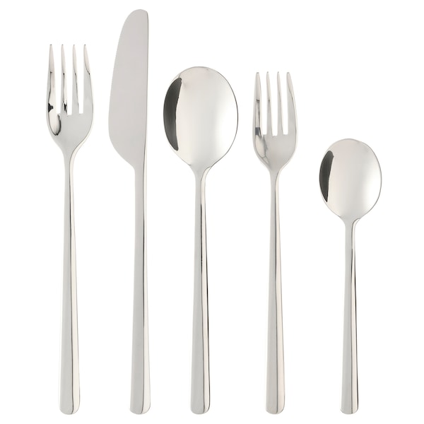 IKEA LÖFTESRIK 20-piece flatware set, stainless steel, Ikea Ireland | 0793KSGLH