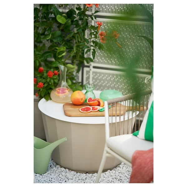 IKEA LÅGASKÄR coffee table, outdoor, beige, Ikea Ireland | 4950XORFE